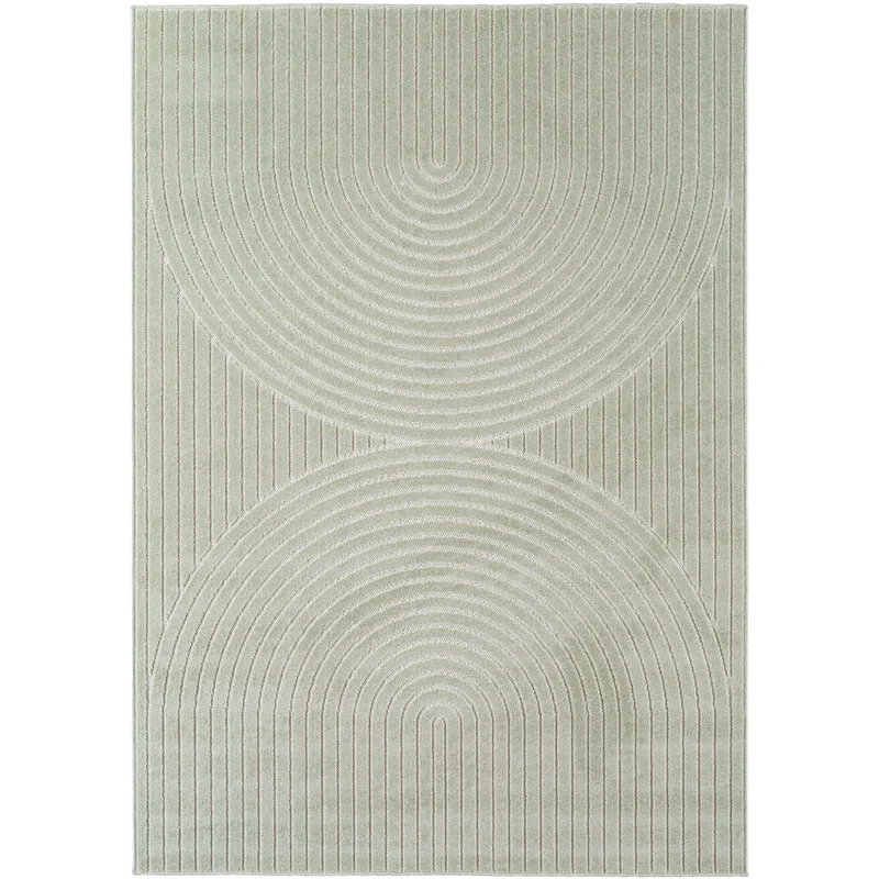 Carpettex Kurzflor Teppich 3D Hoch-Tief Skandi Boho Indoor Outdoor
