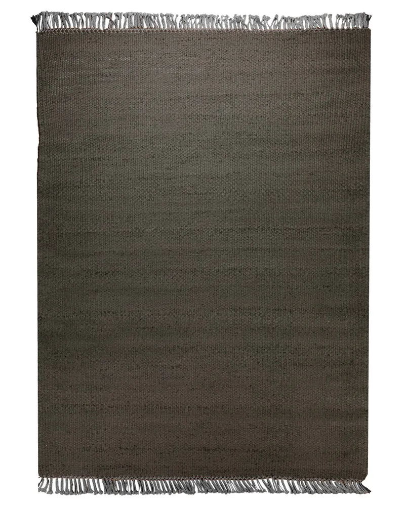 Dedon Outdoor Handwebteppich uni taupe 160x230 cm