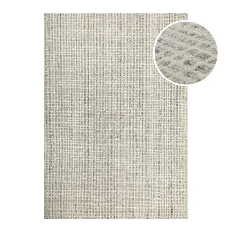 Kurzflor Teppich Greige meliert "Hamptons FOURTEEN" WECONhome