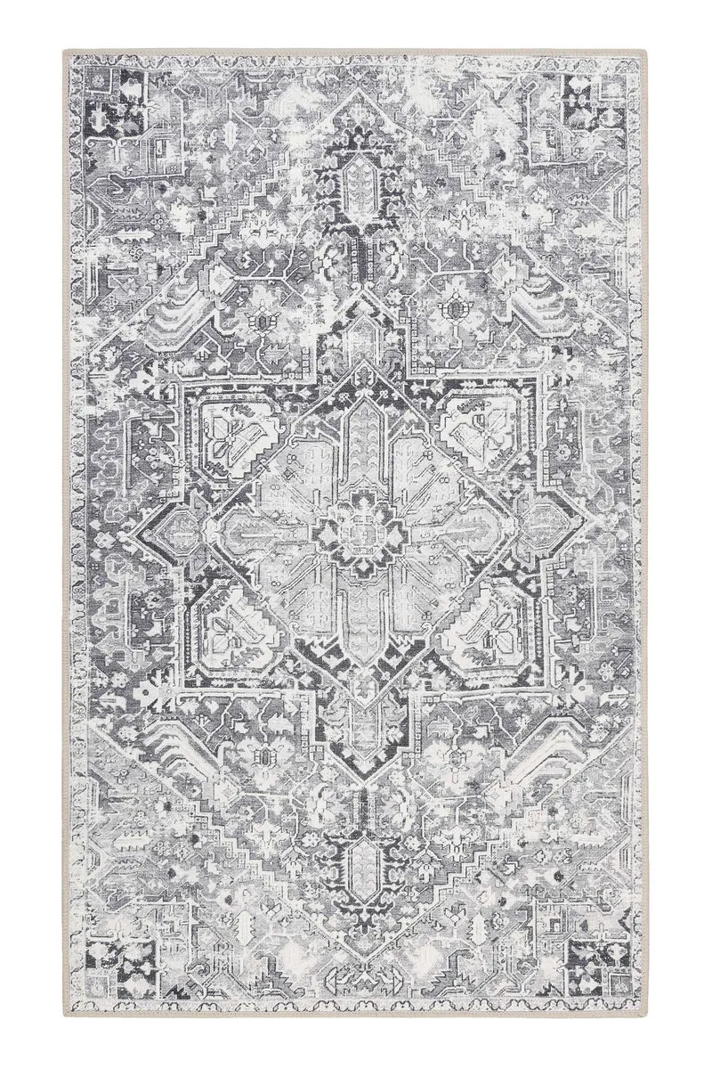 Badteppich Grau Vintage "Urban Estate" WECONhome