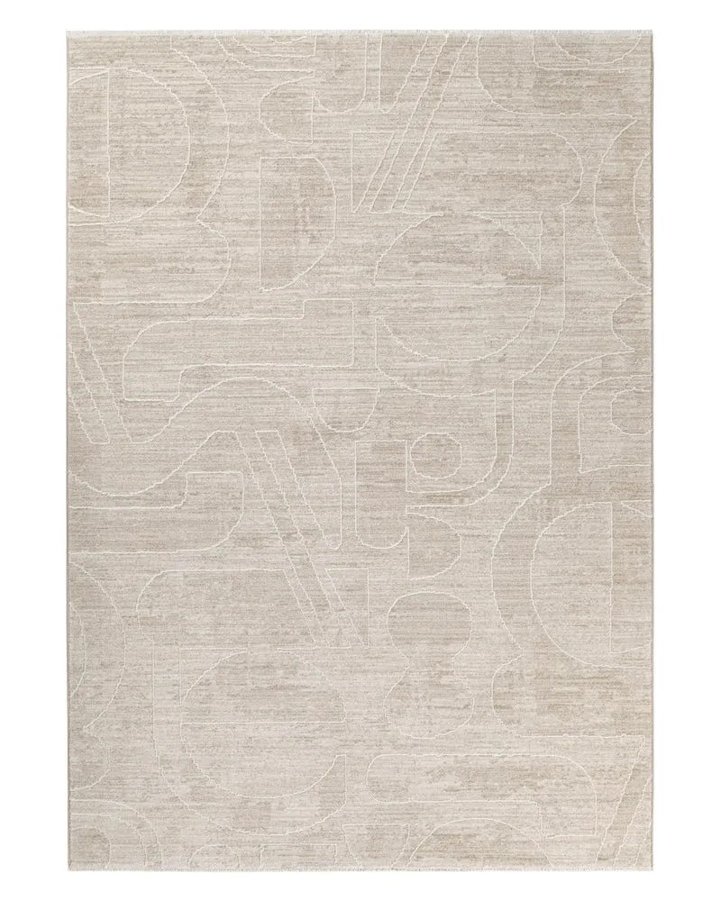 Esprit Kurzflorteppich Beige Multi "Beatle-B"