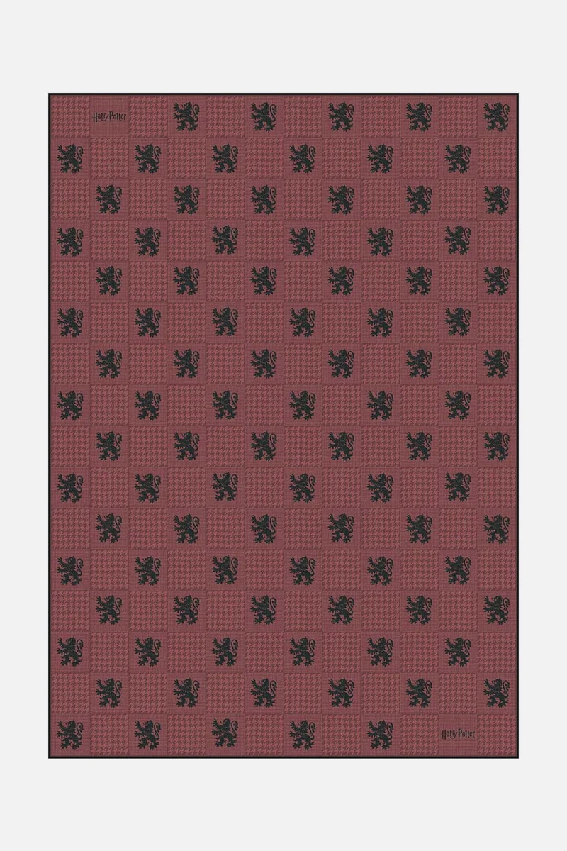 Harry Potter™ Karo Rot Teppich
