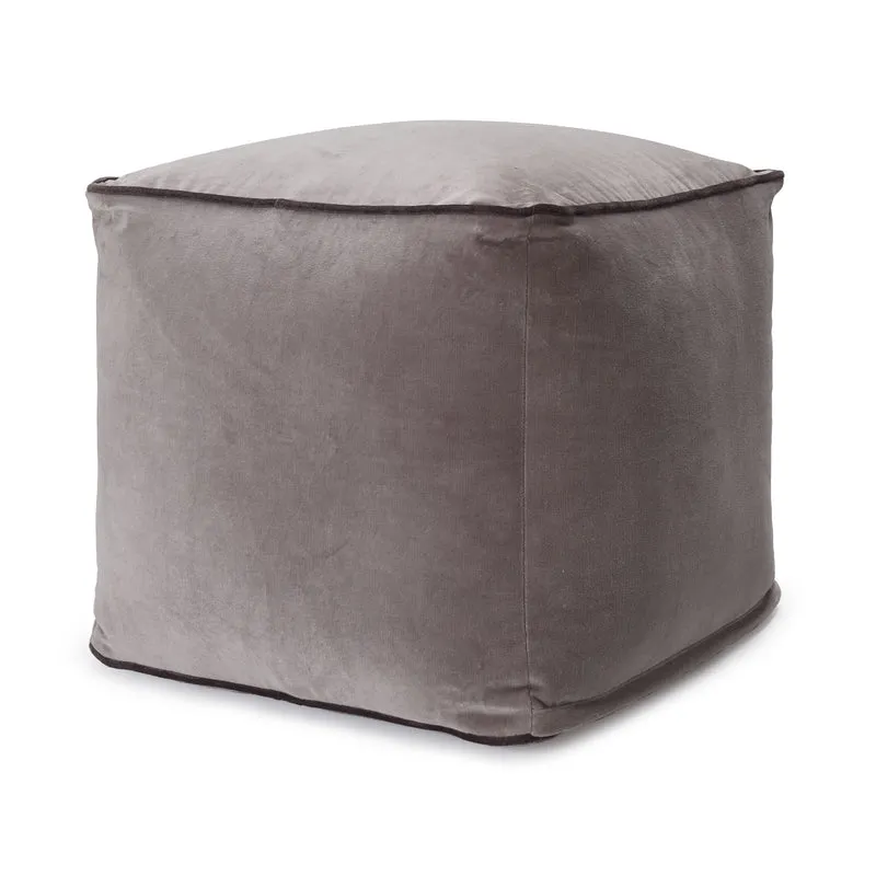 Godavari Pouf [Grau/Dunkelgrau]