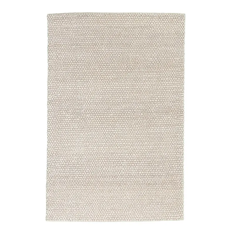 Wollteppich - Luminous Creme Weiß