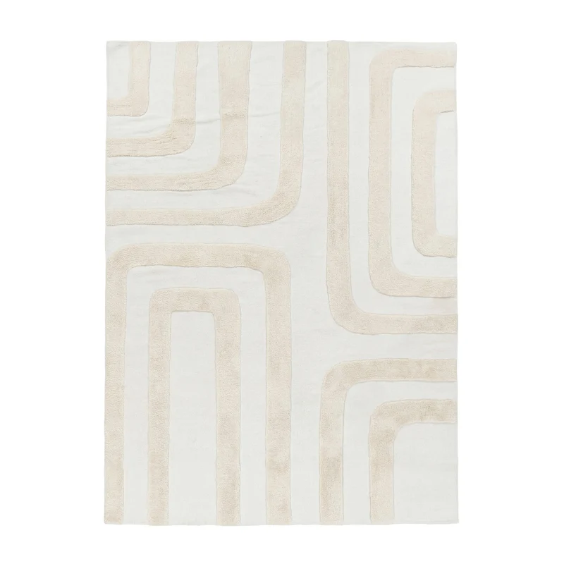 Wollteppich - Judith Lines Creme