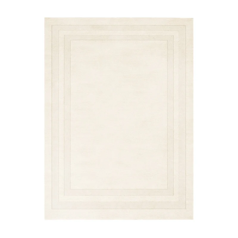Wollteppich - Judith Border Creme