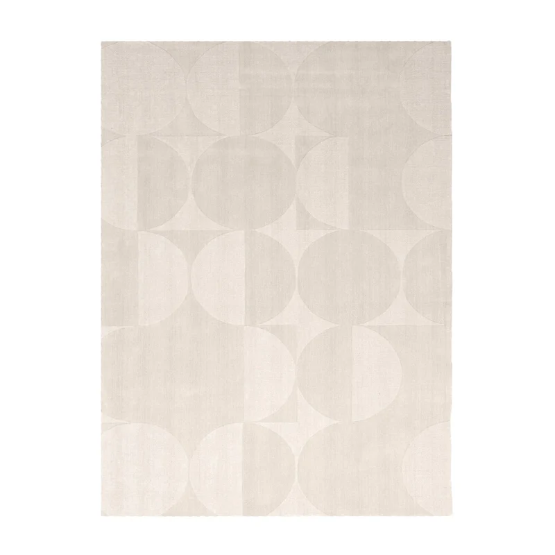 Wollteppich - Giselle Circles Creme