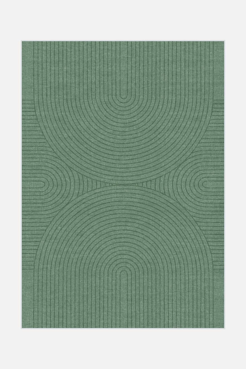 Zen Grün Teppich
