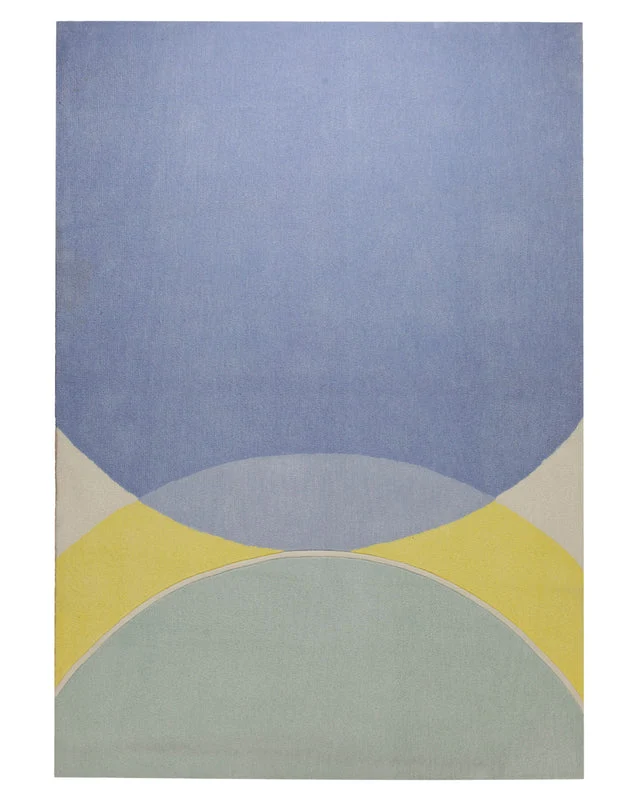 Sonnenaufgang in Pastell - Handtuft 160 x 230 cm