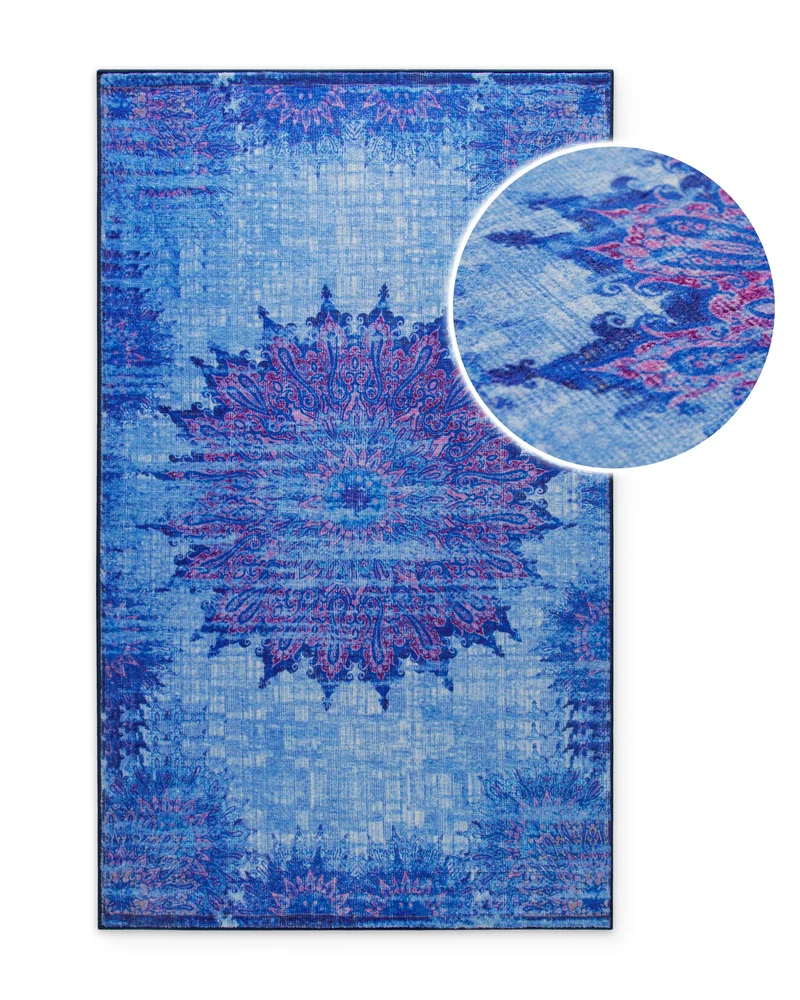 Badteppich Blau Multi "Healing" WECONhome