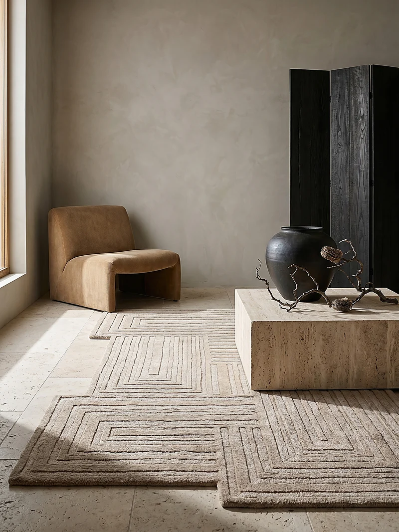 Wollteppich Zen Shaped Geometrisch, Wohnzimmer