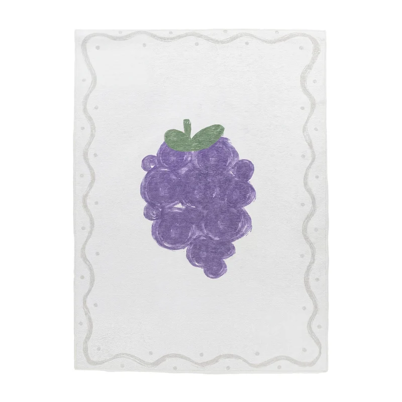 Waschbarer Kinderteppich - Mick Druif Purple