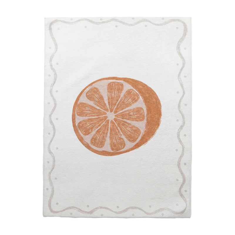 Waschbarer Kinderteppich - Mick Sinaasappel Orange