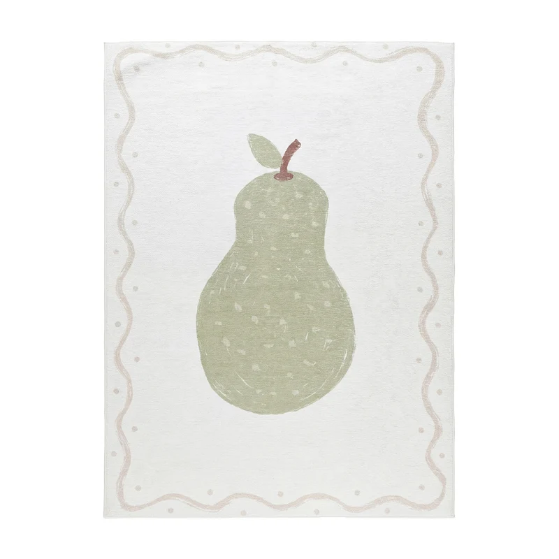Waschbarer Kinderteppich - Mick Peer Green