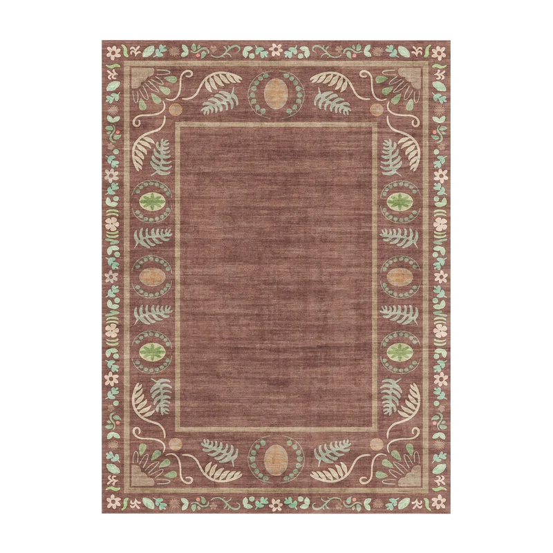 Outdoor-Teppich - Maui Border Braun