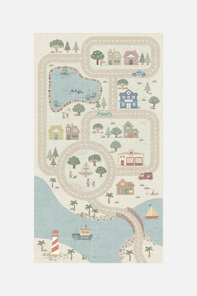 Spielteppich Küste Sand
