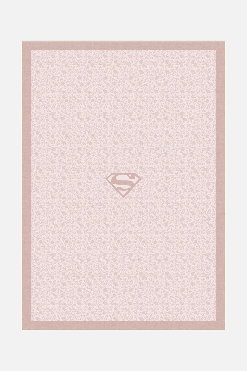 Supergirl™ Floral Rosa Teppich