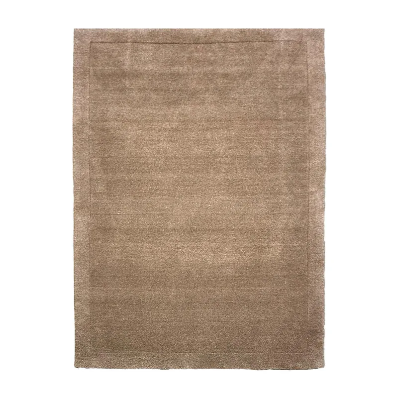 Wollteppich - Isara Border Braun