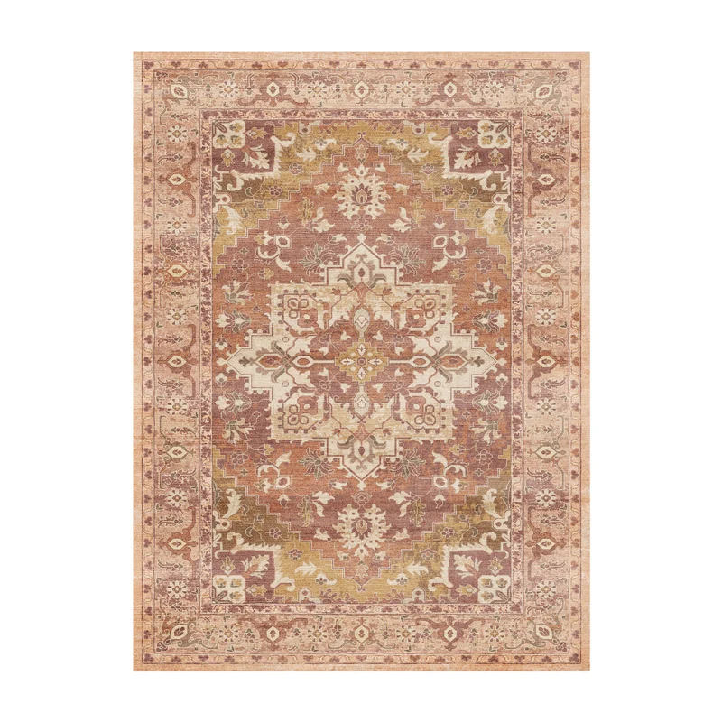 Teppich Vintage - Sage Medaillion Terracotta