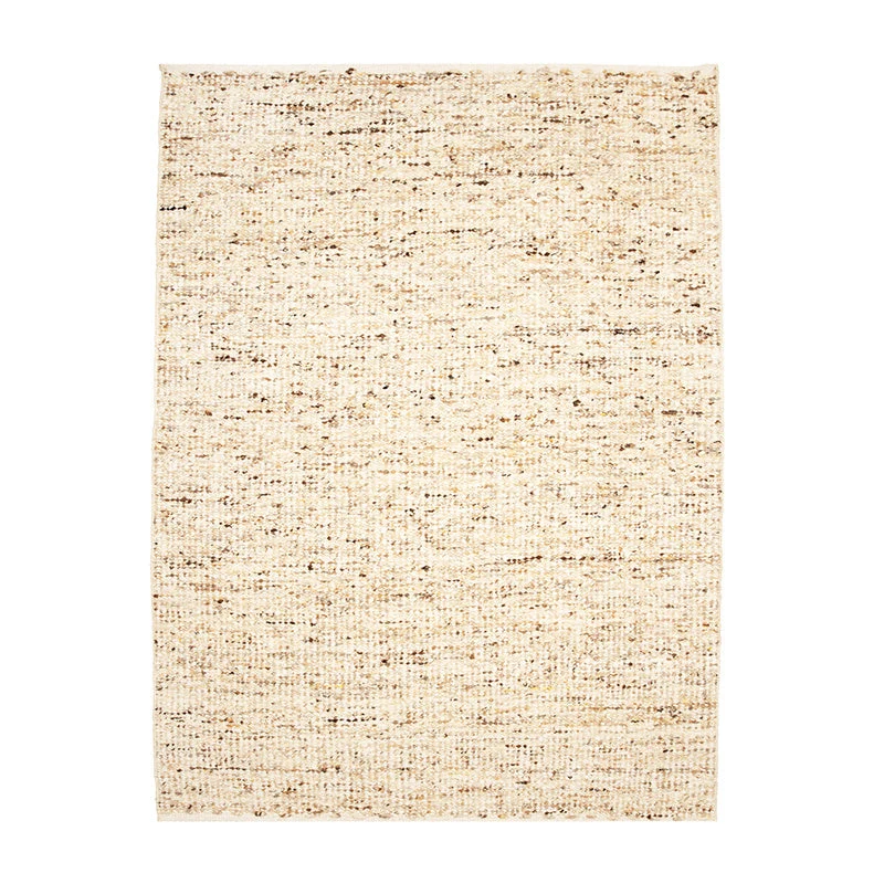 Wollteppich - Nero Beige Meliert