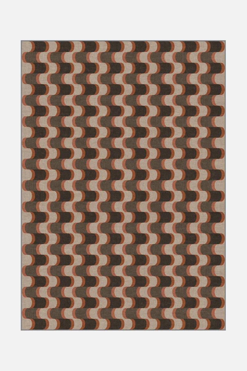 Linea Kastanie Teppich