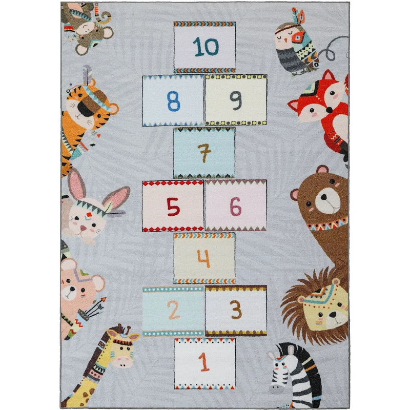 Carpettex Kinderteppich Babyteppich Rutschfest Weich Antiallergen