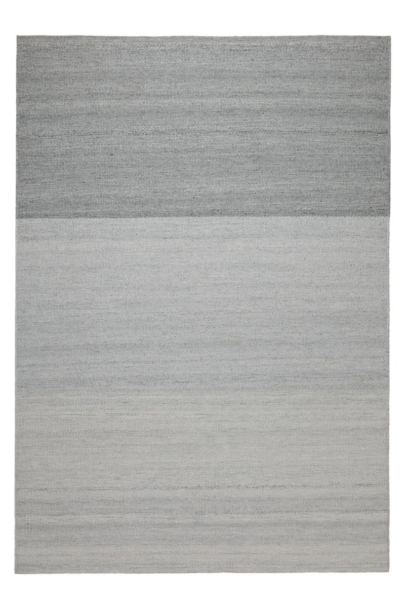 160x230 Teppich Wohnzimmer Stilles Steingrau – Skandi-Wollteppich in Uni-Optik