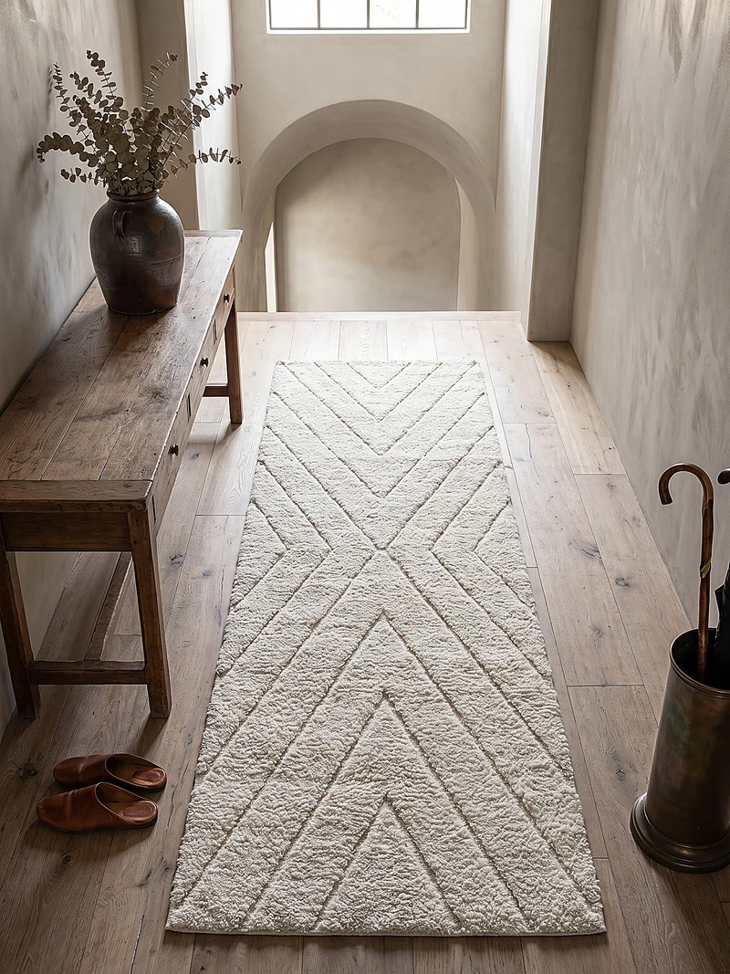 Hochflor-Teppich Diagonale - Polypropylen, 31 mm Gesamthöhe