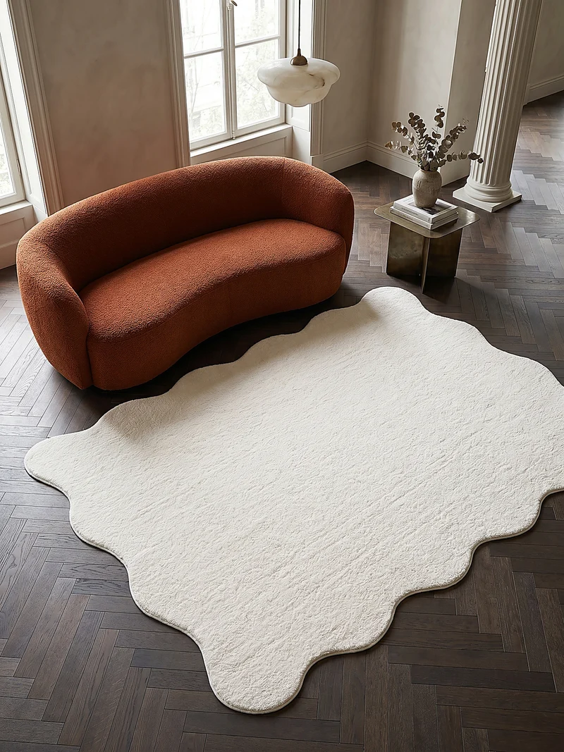 Hochflor-Teppich Uni - Polyester, 17 mm Gesamthöhe