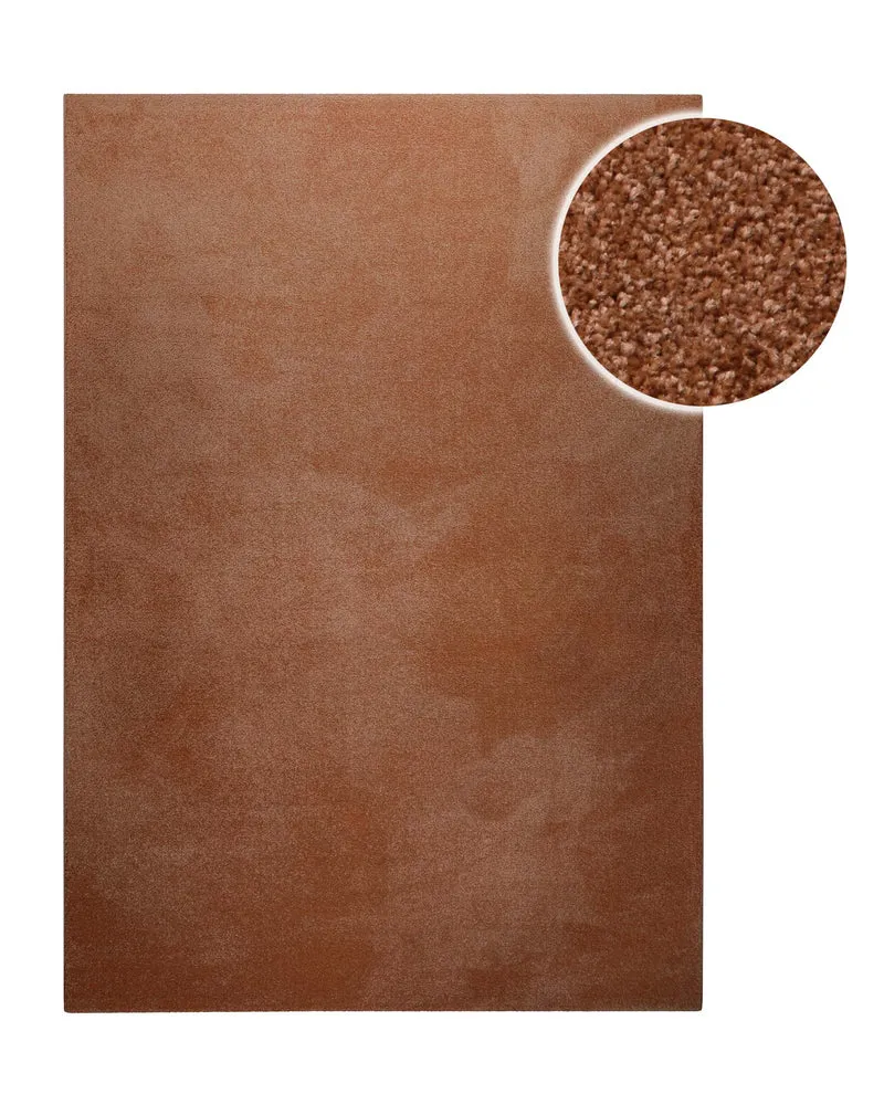 Kurzflorteppich Ziegel Rot "Freja" WECONhome Basics