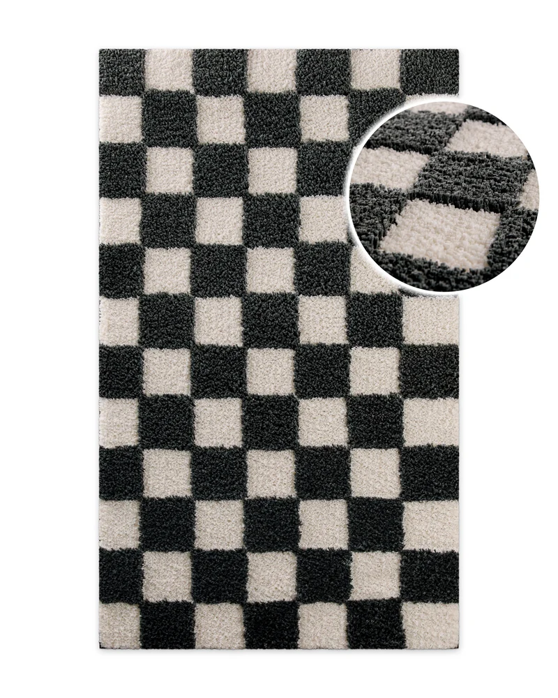 Badteppich Anthrazit Grau "Bobbi" WECONhome