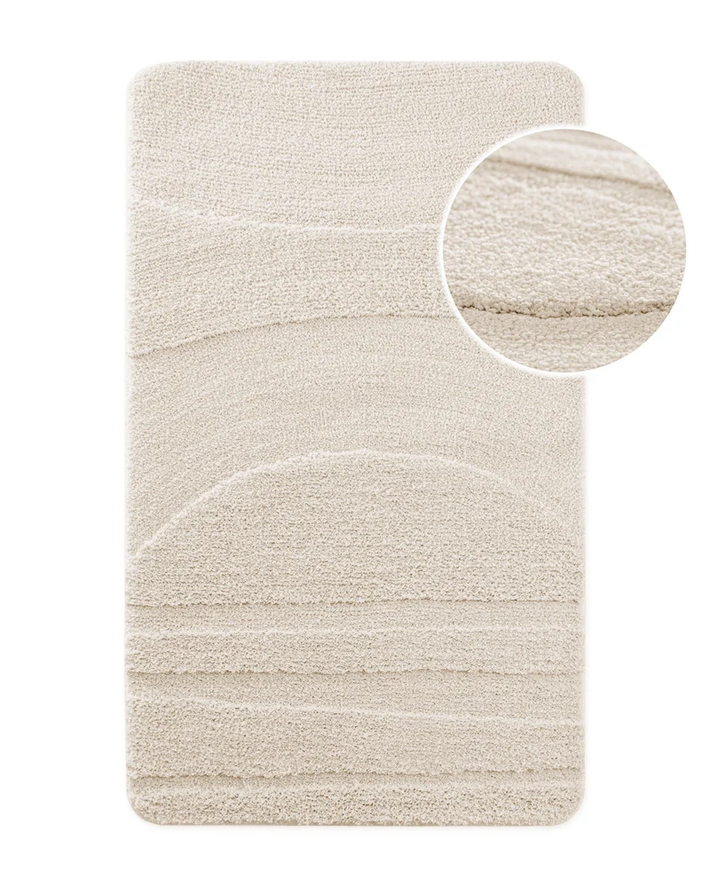Badteppich Creme Weiß "Marc" WECONhome