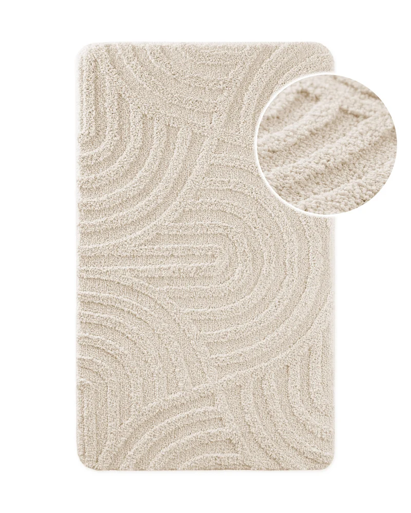Badteppich Creme Weiß "Fiete" WECONhome