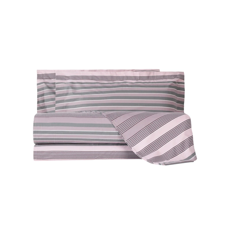 Completo Lenzuola pinstripe in Flanella