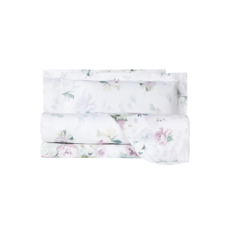 Completo Lenzuola moon peony Floreale in Flanella