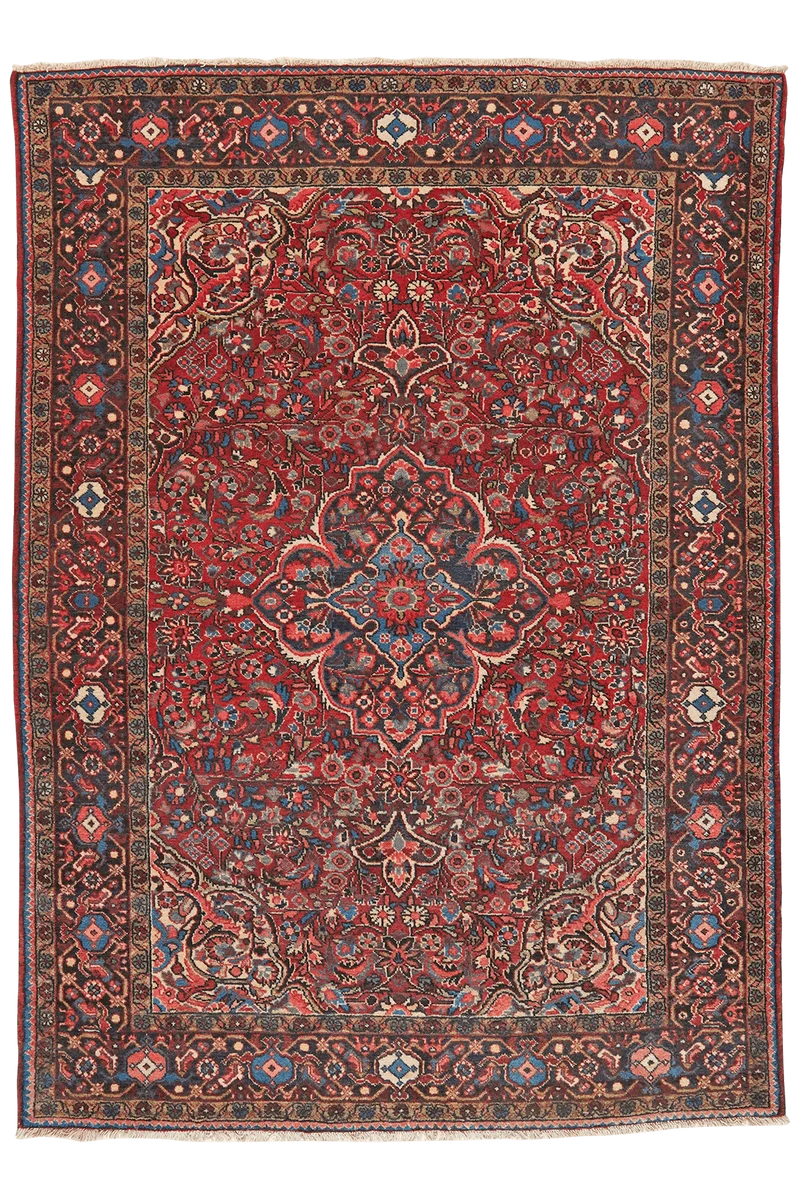 Bourtchalou · Handgeknüpft – Rot, 203x145 cm