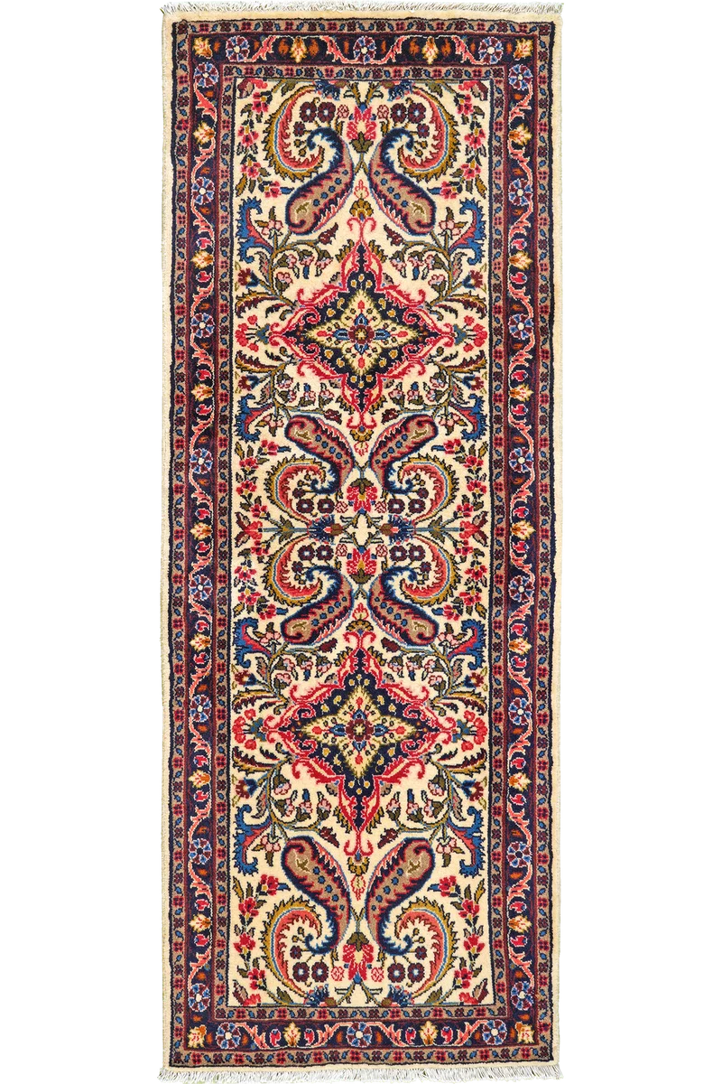 Mehreban · Handgeknüpft – Beige, 198x74 cm