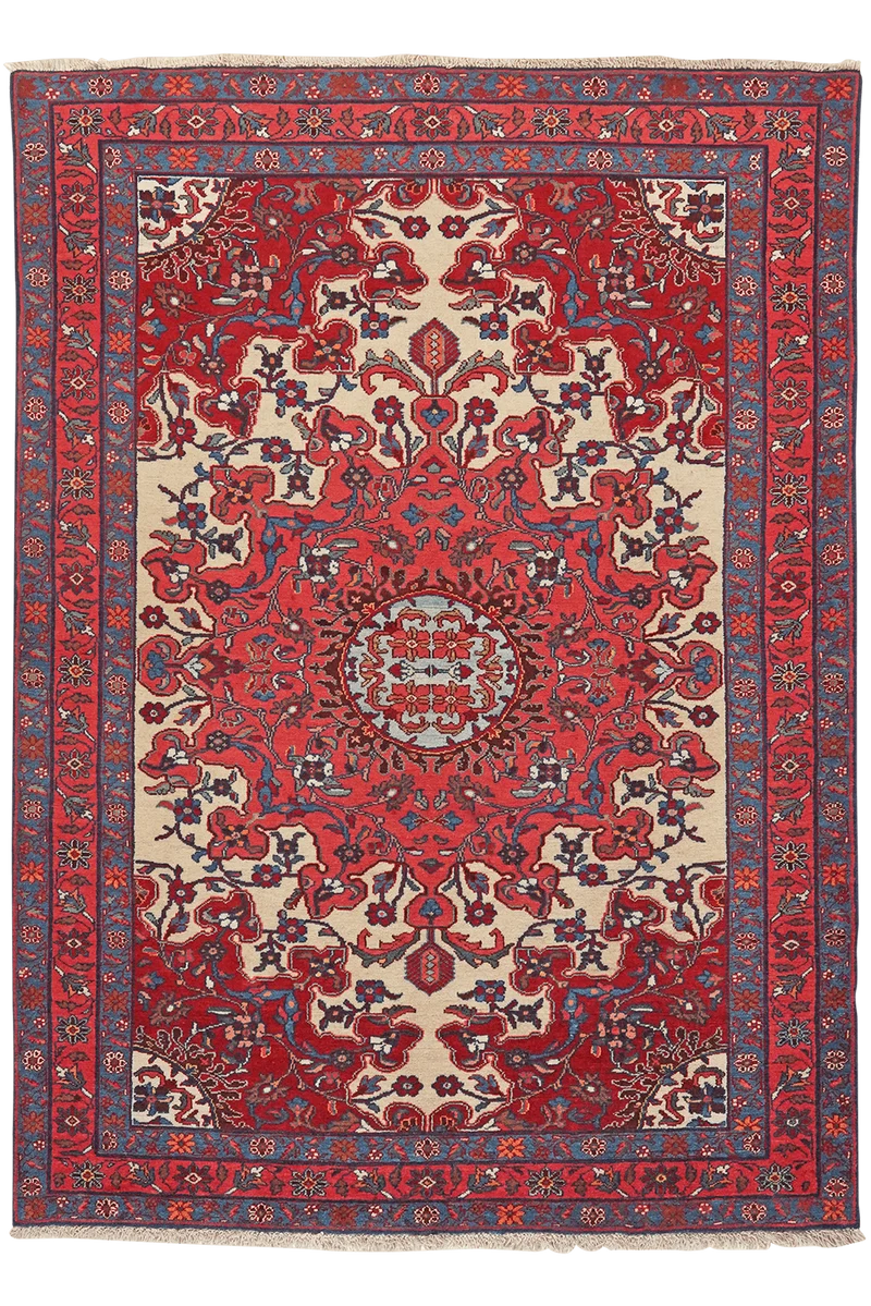 Tafresh · Handgeknüpft – Beige, 196x141 cm