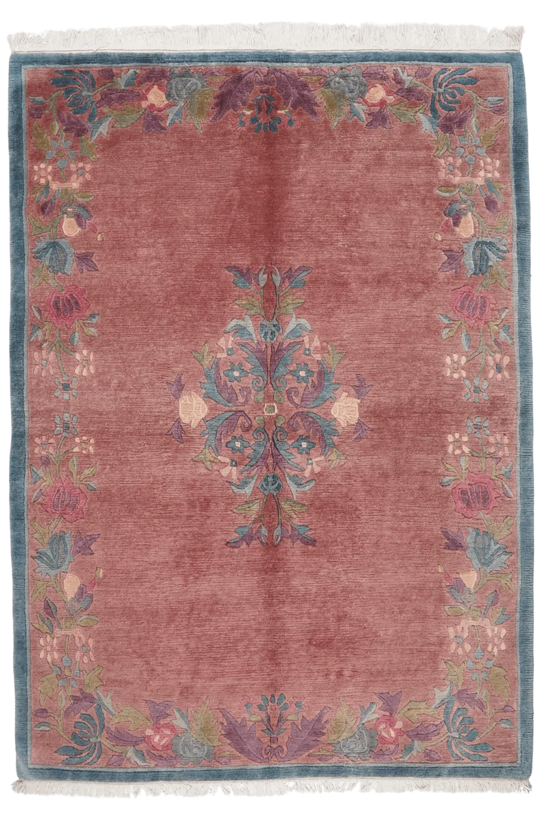 Nepal · Handgeknüpft – Violett, 231x170 cm