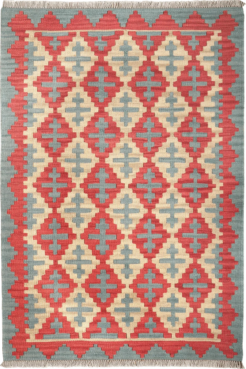 Kelim Gashgai · Handgewebt – Bunt, 152x103 cm