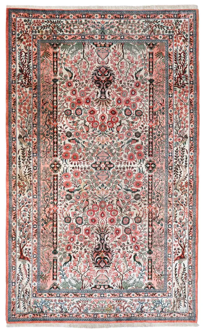 Chinesischer Hereke aus reiner Seide | 151 cm x 92 cm | Nr. Z-691