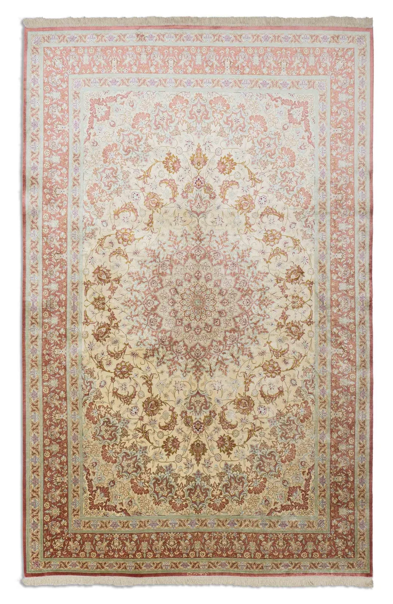 Ghom aus reiner Seide | 246 x 156 cm | Nr. 15034
