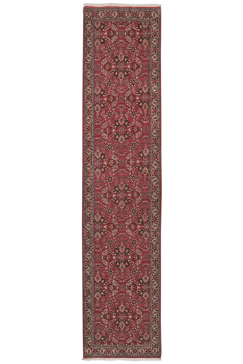 Bidjar · Handgeknüpft – Rot, 388x85 cm