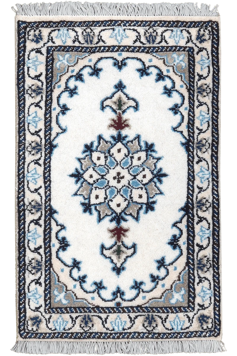 Nain 12La · Handgeknüpft – Beige, 65x39 cm
