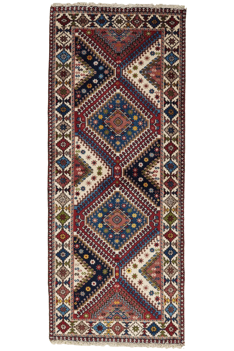 Yalameh · Handgeknüpft – Beige, 197x80 cm