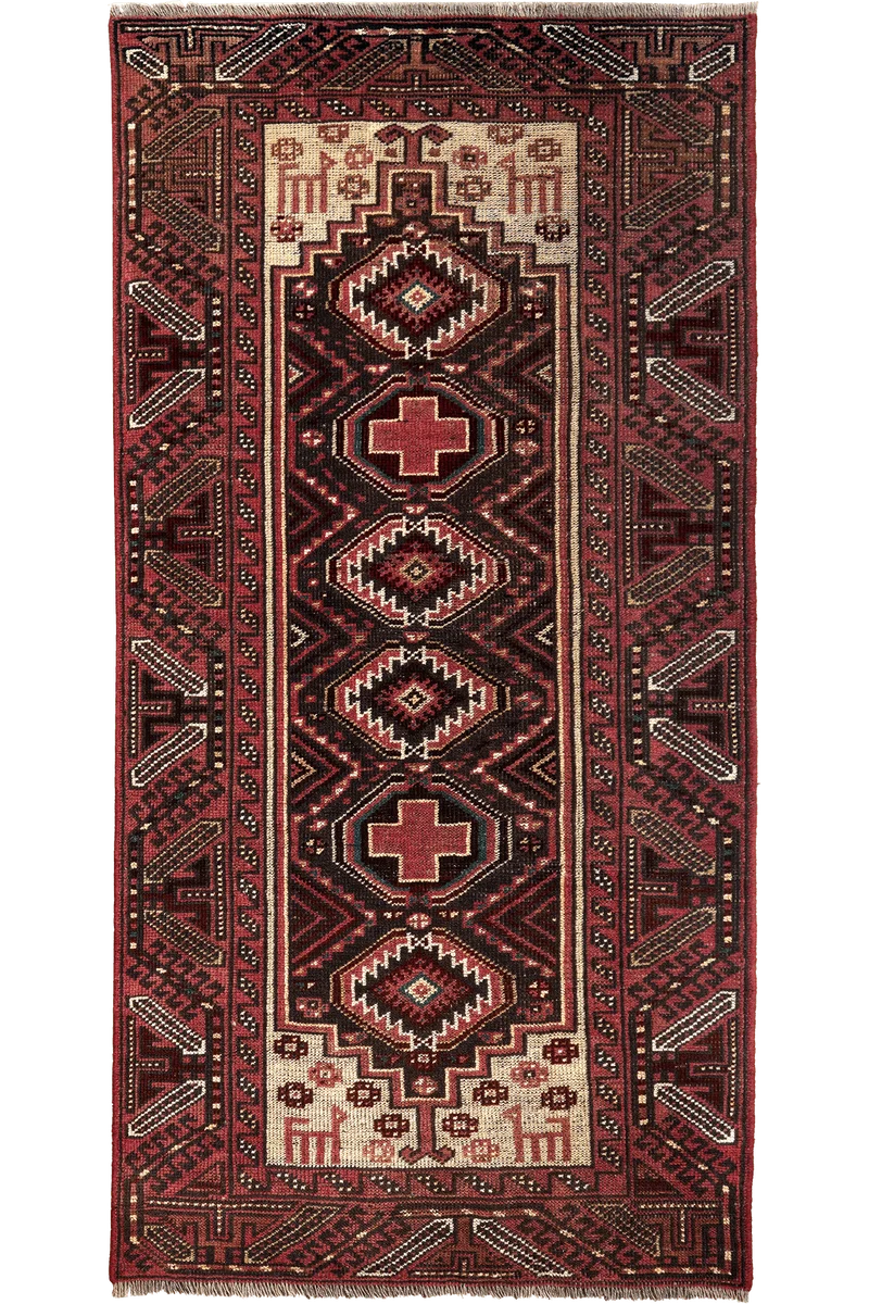 Heritage · Handgeknüpft – Blau, 178x88 cm