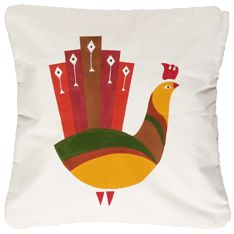 Kelim Kissen · Handgefertigt – Beige, 50x50 cm