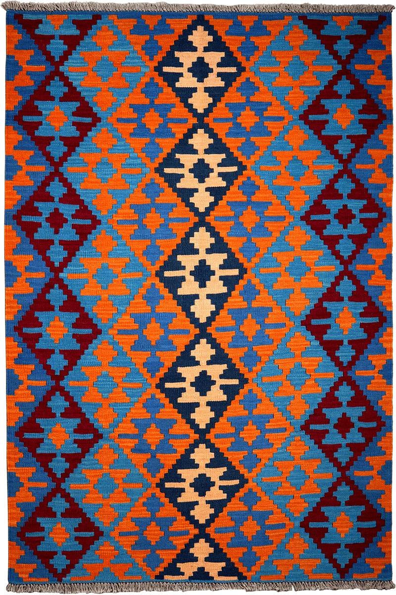 Kelim Gashgai · Handgewebt – Bunt, 185x124 cm