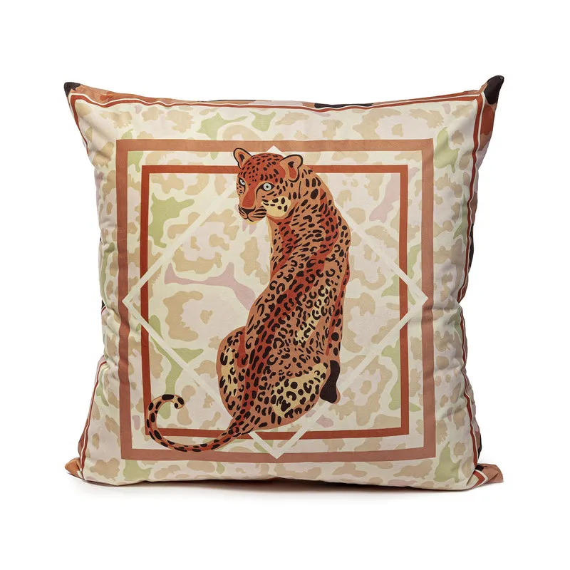 Cuscino arredo leopard in Velluto 300 gr