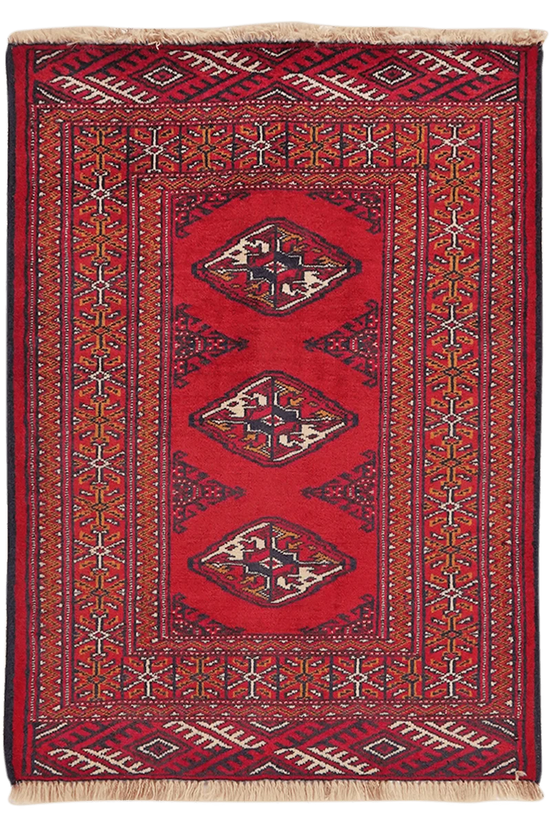 Belutch · Handgeknüpft – Rot, 94x68 cm